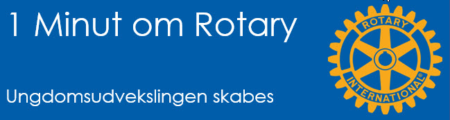 Rotarys første år